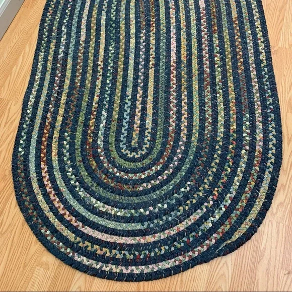 COPY - Braid Rug Amish handmade oval 3-5 feet rag rug